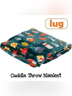 Lug Cuddle Throw Blanket NWT Retro Ornament